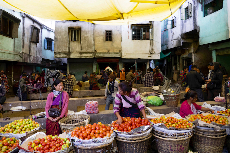Shillong has one of India’s largest and most colourful markets. — Picture by Carla Capalbo/Zester Daily via Reuters