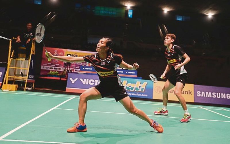 Kian Meng (right) and Pei Jing surprised everyone by reaching the final. u00e2u20acu201d Malay Mail pic by Sayuti Zainudin