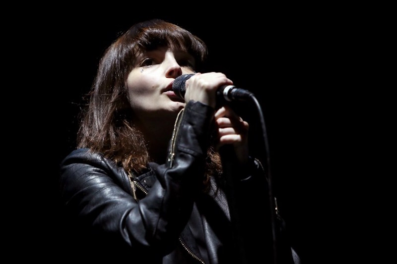 Lauren Mayberry of Chvrches performs onstage during the Boston Calling Music Festival in Boston September 26, 2015. u00e2u20acu201d AFP pic 