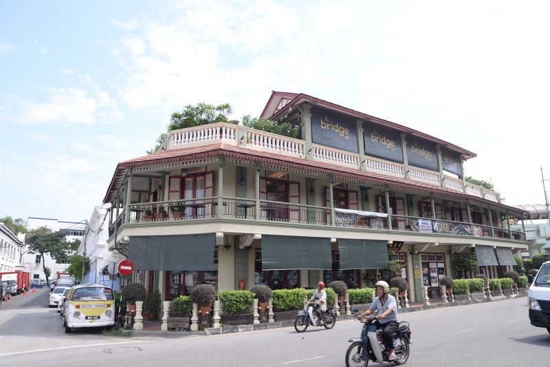 The Loke Thye Kee Restaurant building that was built in 1919 and now is fully restored. 