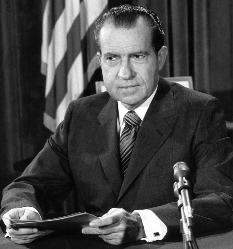 This political scandal unearthed all manner of murky goings-on at the heart of President Nixon's (pictured) administration. It has already been the subject of several big-screen productions. u00e2u20acu201d AFP pic