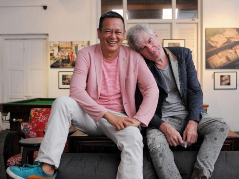 Director Saw Teong Hin with acclaimed cinematographer Christopher Doyle. u00e2u20acu201d Picture by KE Ooi