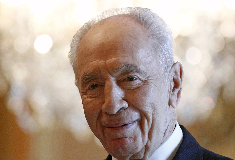 Israel's President Shimon Peres speaks during a meeting at Rideau Hall in Ottawa in this May 8, 2012 file photo. u00e2u20acu201d Reuters pic