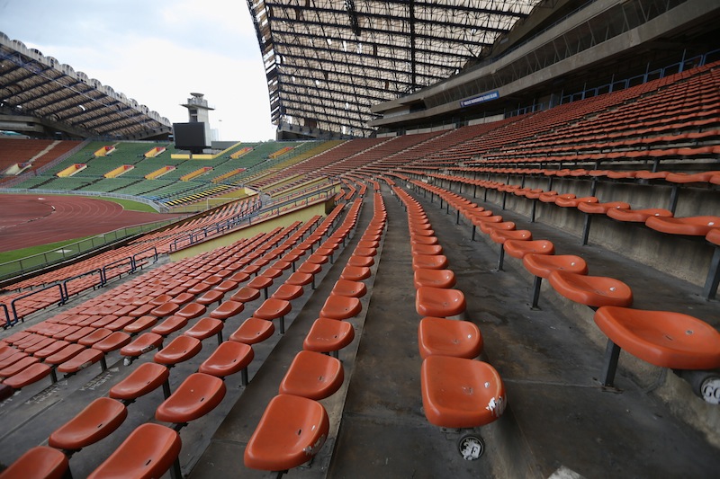 The spectators seating is in good condition but the toilets will be upgraded. u00e2u20acu201d Picture by Zuraneeza Zulkifli