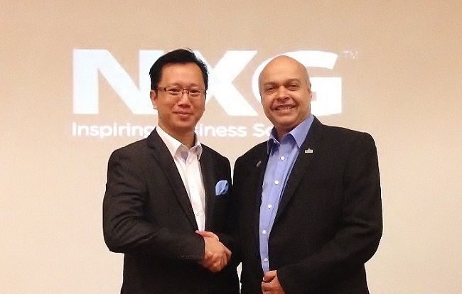NXG Group COO Francis Chung (left) and MDeC VP global business services Michael Warren. Picture courtesy of Digital News Asia