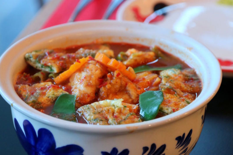 Orange curry — one of the dishes offered by Rochor Thai that its owner and chef Joel Ong say Thais really enjoy, but is not commonly found in Singapore. — TODAY pic