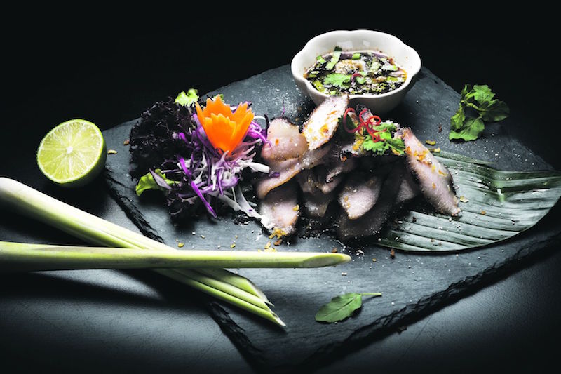 Grilled pork collar u00e2u20acu201d one of the dishes offered by Rochor Thai that its owner and chef Joel Ong say Thais really enjoy, but is not commonly found in Singapore. u00e2u20acu201d TODAY pic