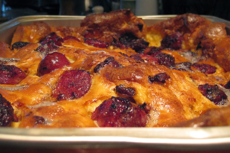 Toad in the hole. u00e2u20acu201d Picture by Sue Style