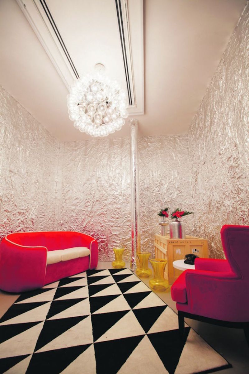 A replica of Andy Warhol’s infamous red sofa is also on show. — TODAY pic