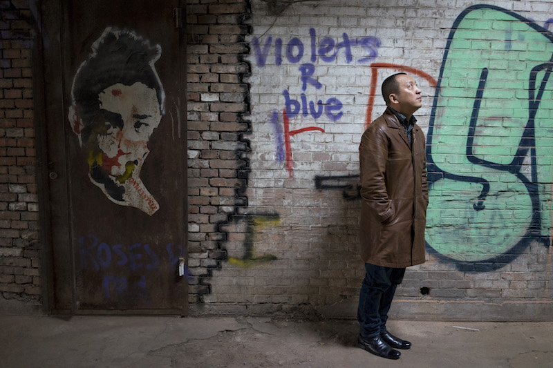 Zhang Xiaotao, one of Chinau00e2u20acu2122s leading animation artists, in a graffiti-filled tunnel outside his studio in Beijingu00e2u20acu2122s 798 arts district, December 13, 2015. u00e2u20acu201d Picture by Sim Chi Yin/The New York Times