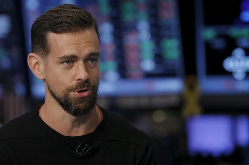 Jack Dorsey, CEO of Square and CEO of Twitter, speaks during an interview with CNBC following the IPO for Square Inc, on the floor of the New York Stock Exchange November 19, 2015. u00e2u20acu201d Reuters pic