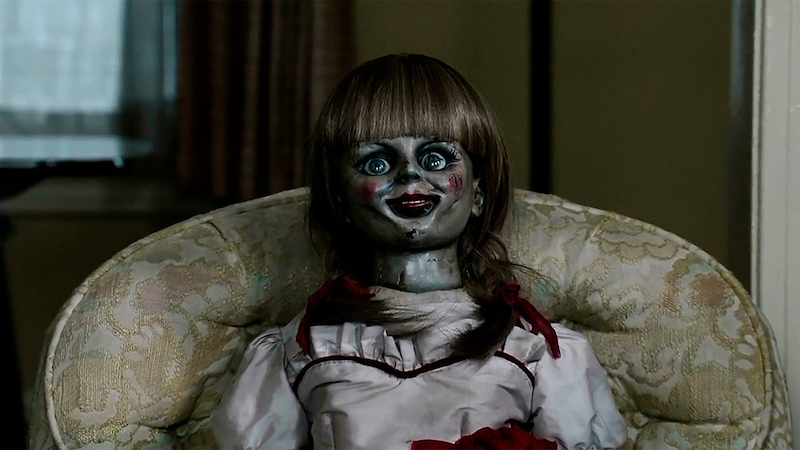 Annabelle is inspired by a real haunted Raggedy Ann doll that’s currently held in a glass case in the collection of real-life paranormal investigators Ed and Lorraine Warren. — New Line Cinema pic via The Lineup/Reuters