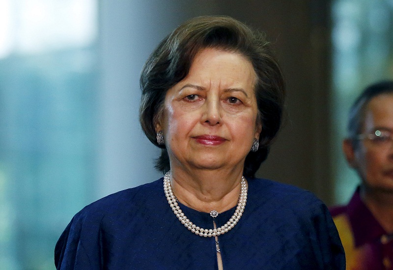 Bank Negara Governor Tan Sri Zeti Akhtar Aziz arrives at an event announcing revisions to the fiscal budget in Putrajaya on January 28, 2016. u00e2u20acu201d Reuters pic