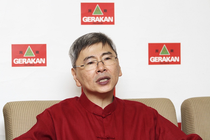 Gerakan President Datuk Mah Siew Keong speaks during a press conference at PGRM Tower in Cheras on February 8, 2016. u00e2u20acu201d Picture by Yusof Mat Isa 