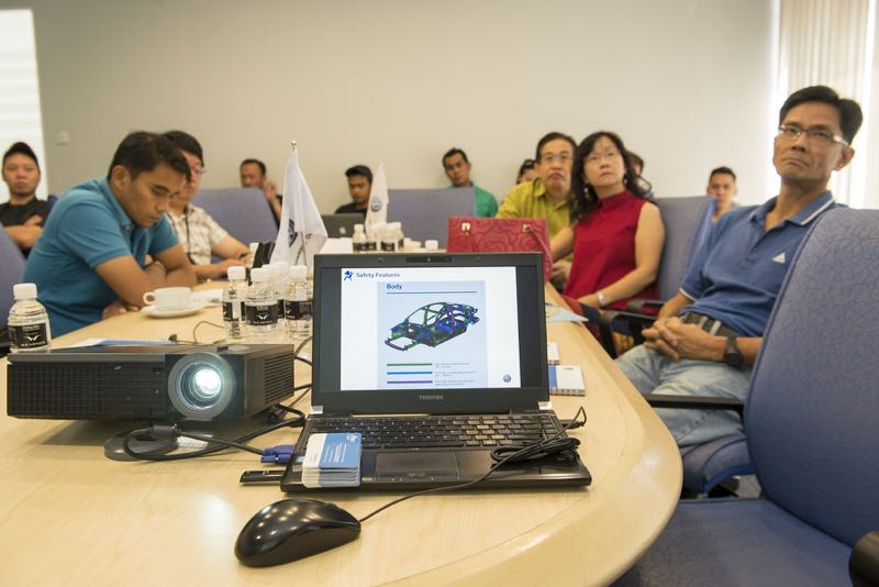 The theretical session covers safety and fuel saving tips, proper child safety steps, and what to do in emergency situations. ― Picture courtesy of Volkswagen Malaysia