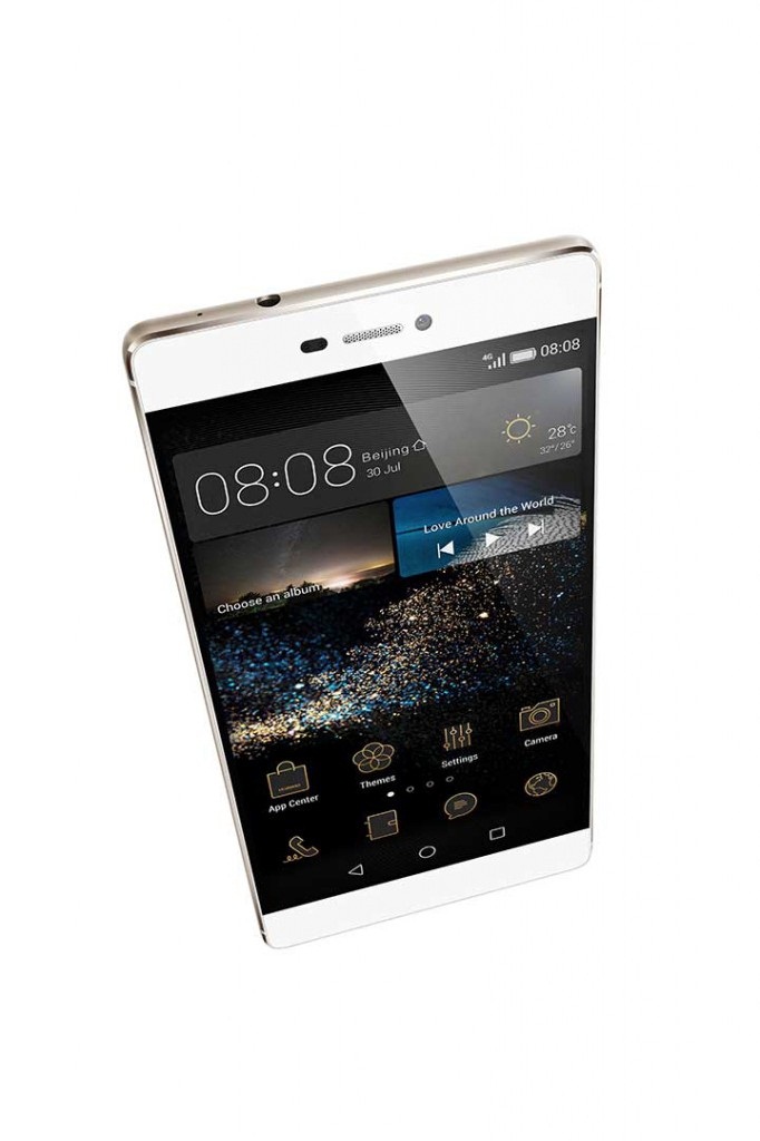 The Huawei P8 was released in spring 2015. u00e2u20acu201d Picture courtesy of Huawei