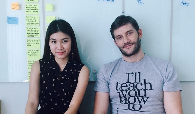 Bfab cofounders chief commercial officer Raeesa Sya (left) and CEO Pawel Netreba. u00e2u20acu201d DNA pic