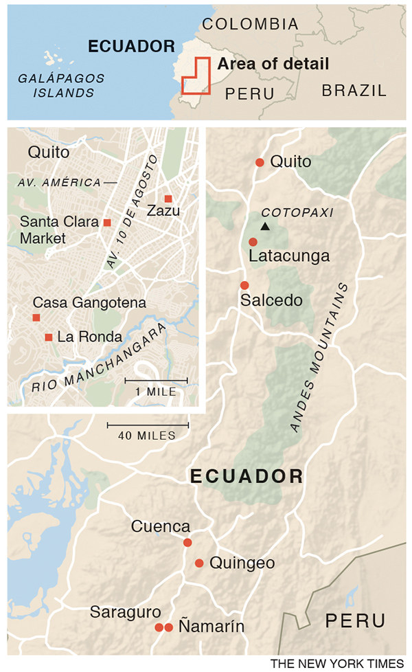 Visiting Ecuador is cheap enough that even budget travellers can opt for moderate luxury. — The New York Times graphics
