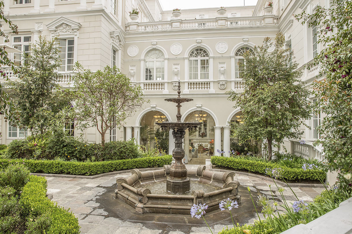 Casa Gangotena, a high-end hotel, in Quito, Ecuador. — Tony Cenicola/The New York Times pic