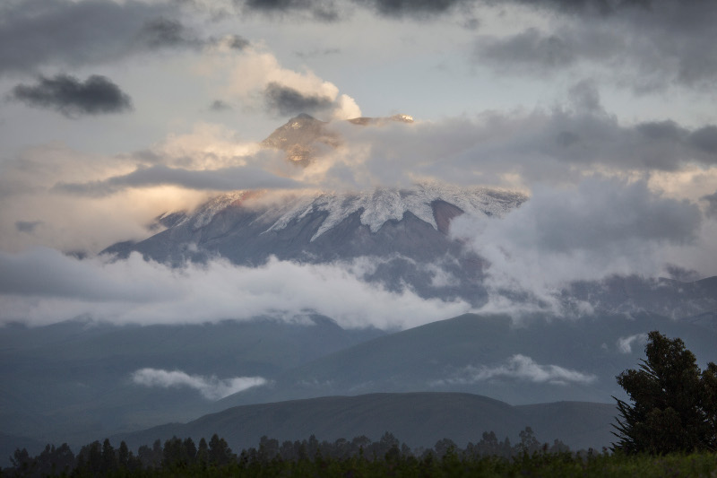 The Cotopaxi Volcano in Ecuador.