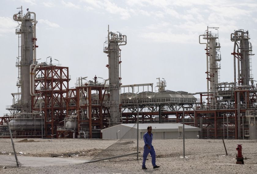 An Iranian worker walks at a unit of of South Pars Gas field in Asalouyeh Seaport, north of Persian Gulf, Iran in this November 19, 2015 file photo. u00e2u20acu201d Reuters pic