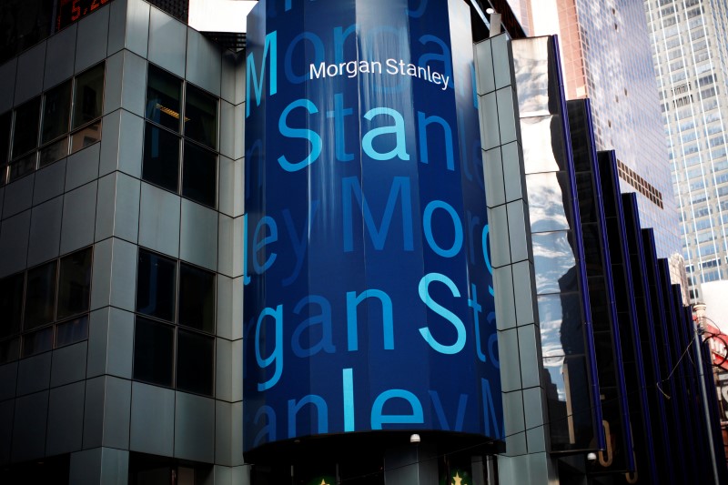 The corporate logo of financial firm Morgan Stanley is pictured on the company's world headquarters in the Manhattan borough of New York City, January 20, 2015. u00e2u20acu201d Reuters pic