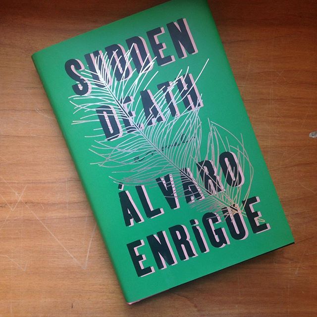A snap of u00c3u0081lvaro Enrigueu00e2u20acu2122s u00e2u20acu02dcSudden Deathu00e2u20acu2122 book as shared on the Strand Book Store Instagram account. 