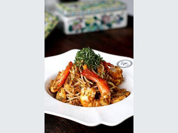 Dry laksa ala National Kitchen. — TODAY pic