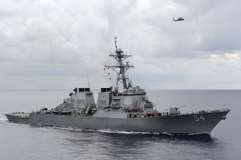 File picture shows the US Navy guided-missile destroyer USS Curtis Wilbur patrolling in the Philippine Sea. The destroyer sailed within 12 nautical miles of an island claimed by China in the South China Sea on January 30, 2016. u00e2u20acu201d Reuters pic