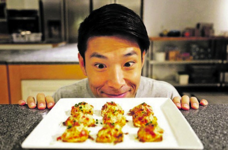 Ben Yeo's Kimchi Bacon Cheese Canapes. u00e2u20acu201d TODAY pic