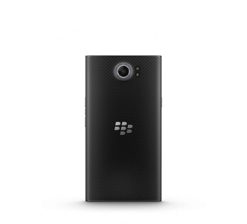 The matte back of the BlackBerry Priv makes for a good grip. — Handout via TODAY