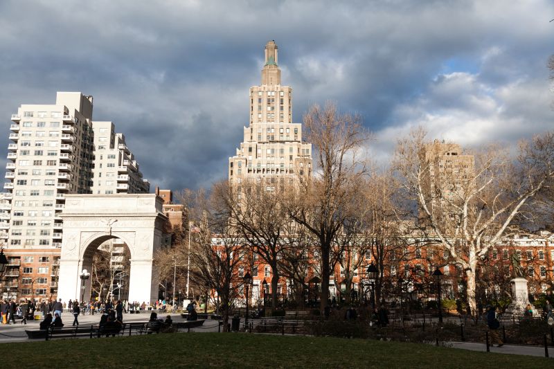Washington Square Park in Manhattan, one of many sites frequented by the late David Bowie in his two decades living in New York. u00e2u20acu2022 Picture by Robert Wright/The New York Times