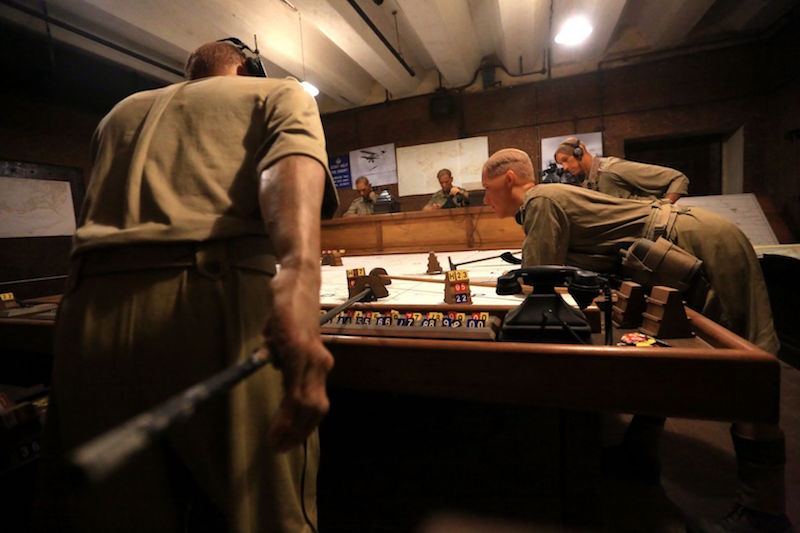 The Fortress Plotting Room is seen during the media tour of the refurbished Battlebox at Fort Canning Hill that will open officially on March 28, 2016. u00e2u20acu201d TODAY pic 