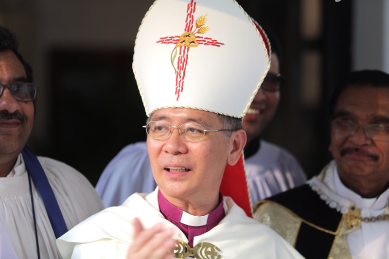 Datuk Ng Moon Hing at the installation ceremony February 22, 2016. u00e2u20acu201d Picture by Choo Choy May