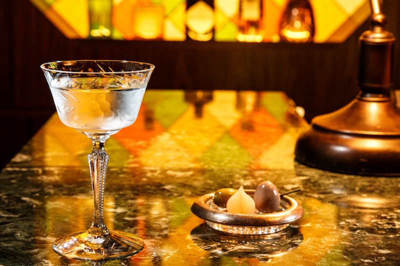 The Hendrink's Gin-based The Gibson, served with a trio of condiments. — Handout via TODAY