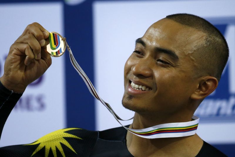 Keirin world No 1 Mohd Azizulhasni Awang, AKA u00e2u20acu02dcThe Pocket Rocketmanu00e2u20acu2122, in bid to qualify for the 2016 Rio de Janeiro Olympics competing in three international cycling events December 27, 2015  u00e2u20acu201d  Reuters pic 