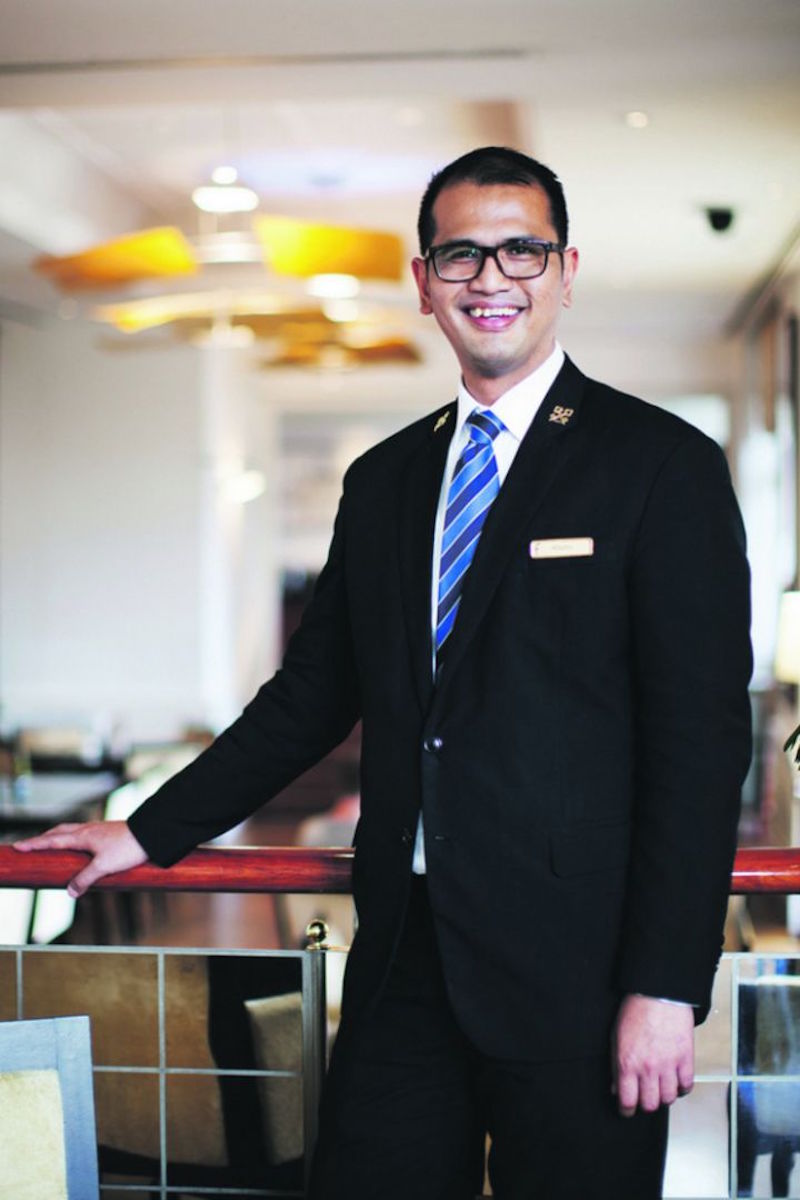 Roszel Marop, Director Of Guest Services/ Concierge at Fullerton Hotel and Fullerton Bay, is the man to make your romantic requests come true for that special someone. — Handout via TODAY