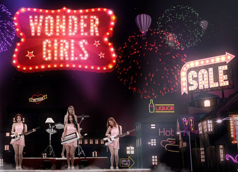 K-pop girl group Wonder Girls will be ‘performing’ daily at the new K-live Sentosa holographic show. — Handout via TODAY
