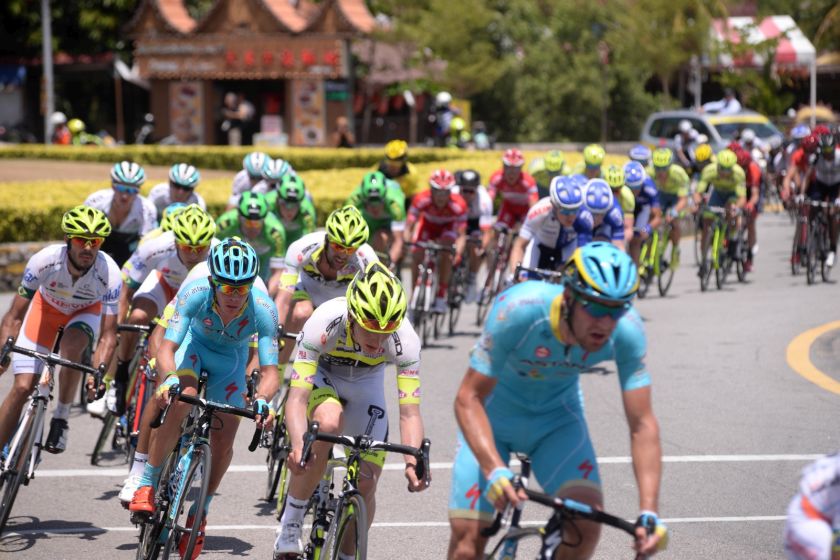 Le Tour De Langkawi cyclists in action in Penang February 25, 2016. u00e2u20acu201d Picture by KE Ooi