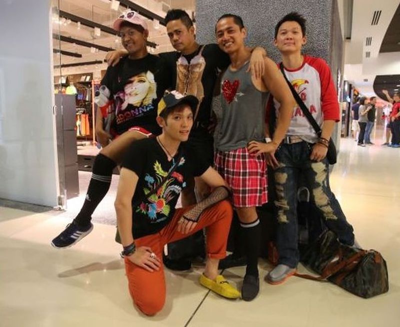 Madonna fans at the Kallang Wave mall waiting for the show to start. — TODAY pic