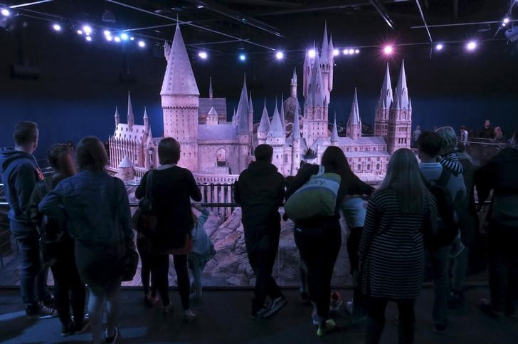 People look at a model of Hogwarts School of Witchcraft and Wizardry which is part of the Warner Bros 'The Making of Harry Potter' studio tour in Leavesham, England, October 28, 2015. u00e2u20acu201du00c2u00a0Reuters pic