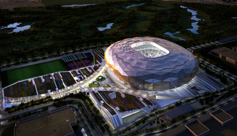 A handout computer generated image made available on December 2, 2014 by Qatar World Cup's Supreme Committee for Delivery and Legacy shows the Qatar Foundation Stadium in Doha. u00e2u20acu201d  AFP pic