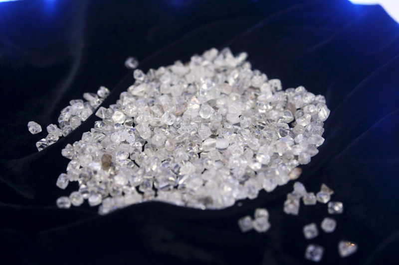 Diamonds are seen during an exhibition in Gaborone, Botswana, in this November 23, 2015 file photo. u00e2u20acu201d Reuters pic