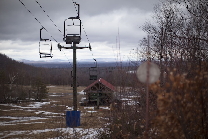 Big Tupper ski area, which has yet to open this winter for lack of snow, in Tupper Lake, N.Y., Feb. 4, 2016. u00e2u20acu201du00c2u00a0NYT pic
