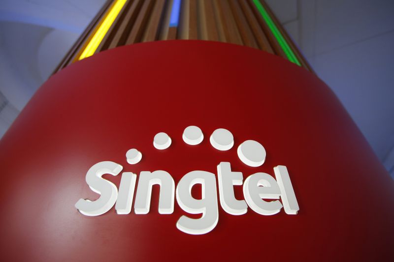 A Singtel logo is pictured at their head office in Singapore February 11, 2016. u00e2u20acu2022 Reuters pic