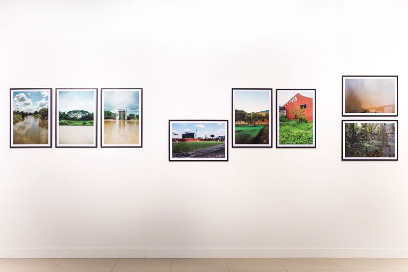 ‘Sacred/Space’ series by KG Krishnan, nine pieces inspired by his trip to Kelantan. — Picture courtesy of KG Krishnan