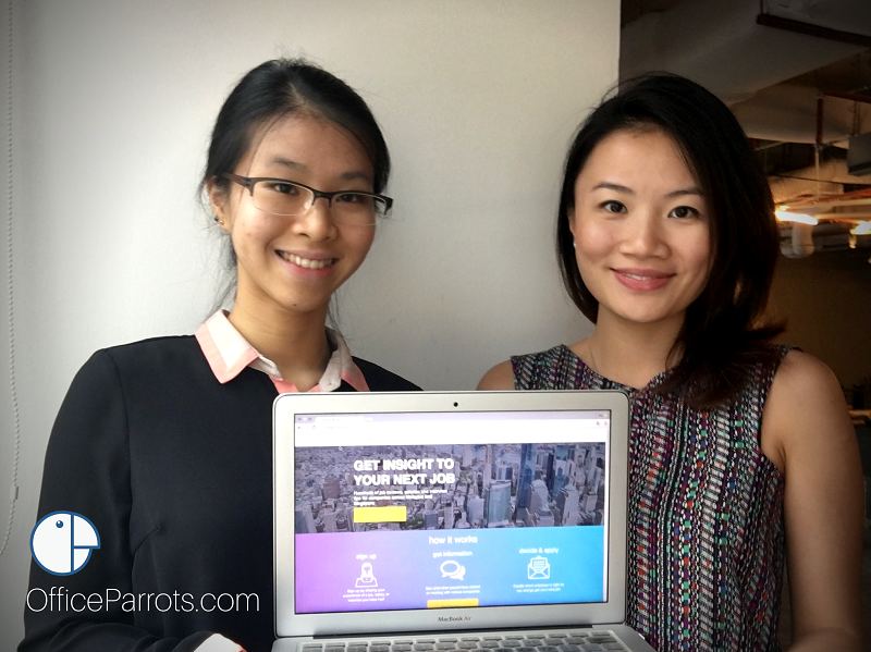 Office Parrots founder Tan Mei Chel (right) and community manager Louisa Lee (left). — Picture courtesy of Tan Mei Chel