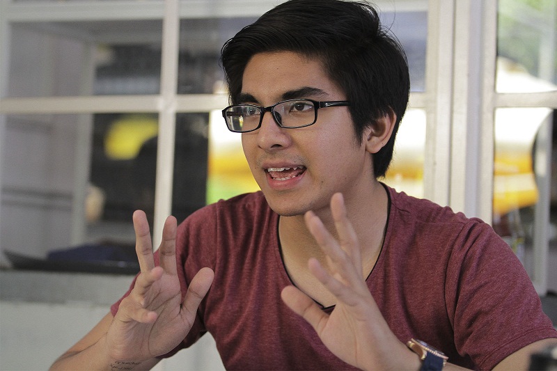 Youth activist Syed Saddiq Abdul Rahman speaks during an interview with Malay Mail Online, Kuala Lumpur March 26, 2016. u00e2u20acu201d Picture by Yusof Mat Isa 