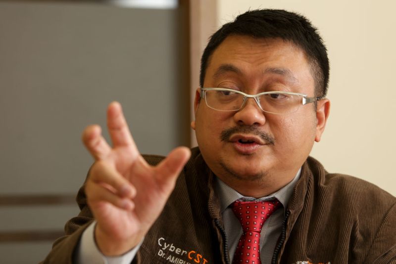 Cybersecurity CEO, Dr Amirudin Abdul Wahab, March 29, 2016. u00e2u20acu2022 Picture by Choo Choy May