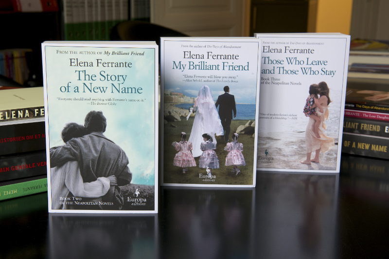 Books by Elena Ferrante in translation in Rome, December 4, 2014. u00e2u20acu201d Picture by Chris Warde-Jones/The New York Times